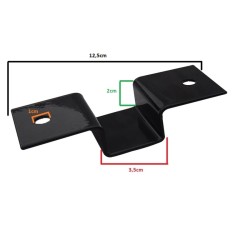 Sistem (set 2 buc.) de prindere pentru rampe luminoase si alte accesorii pe bare transversale portbajaj autoturisme Sistem (set 2 buc.) de prindere pentru rampe luminoase si alte accesorii pe bare transversale portbajaj autoturisme